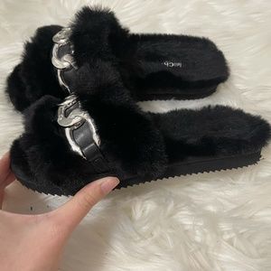 MICHAEL MICHAEL KORS Scarlett Faux Fur Slipper